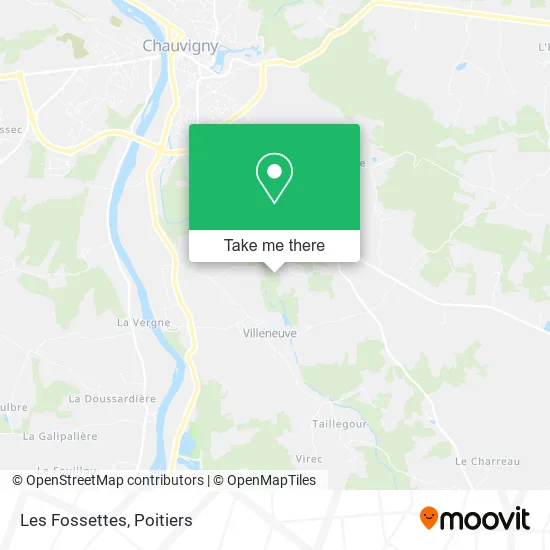 Les Fossettes map