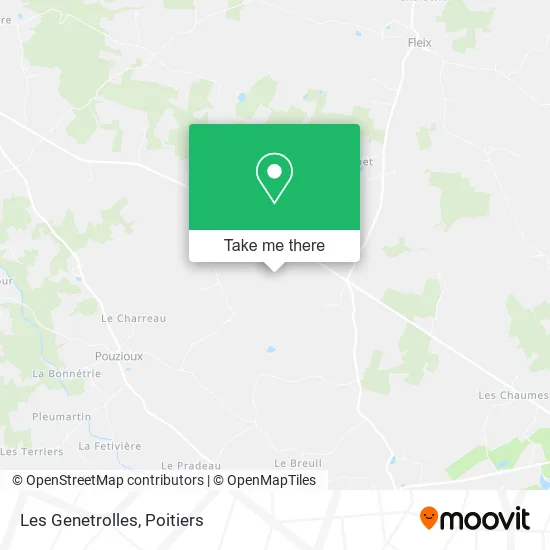 Les Genetrolles map