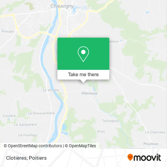 Clotières map