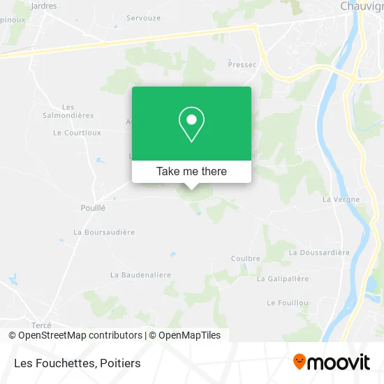 Les Fouchettes map
