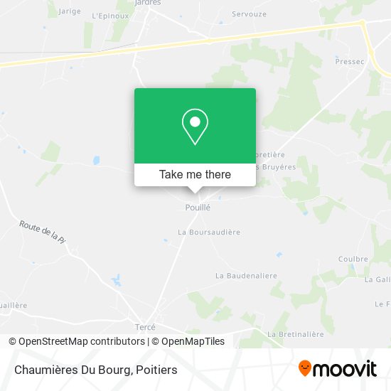 Chaumières Du Bourg map
