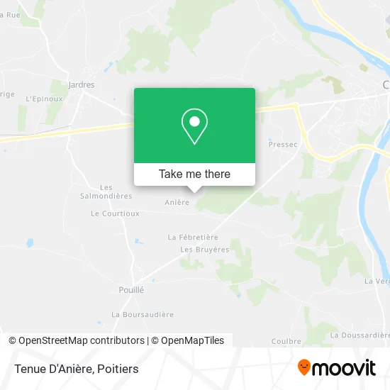Tenue D'Anière map