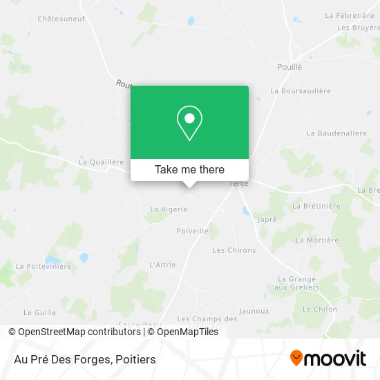 Au Pré Des Forges map