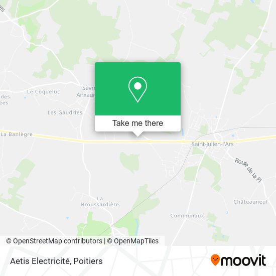 Aetis Electricité map