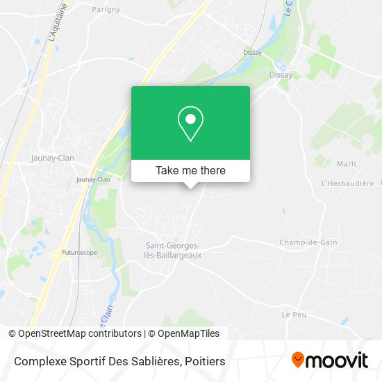 Complexe Sportif Des Sablières map