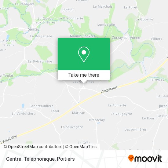 Central Téléphonique map