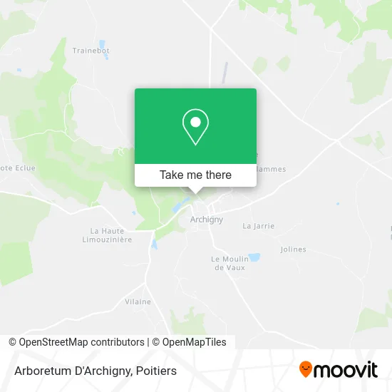 Arboretum D'Archigny map