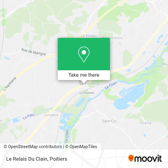 Le Relais Du Clain map
