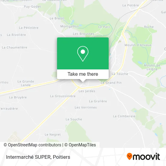 Intermarché SUPER map