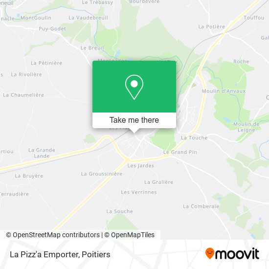 La Pizz'a Emporter map