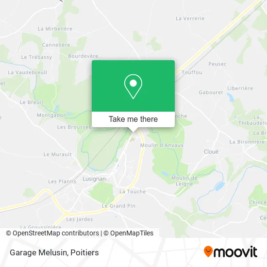 Garage Melusin map