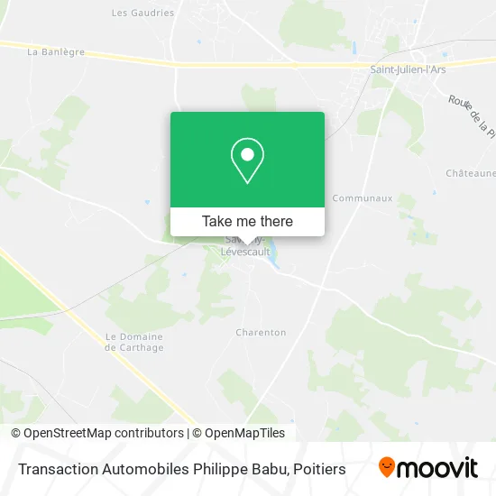 Transaction Automobiles Philippe Babu map
