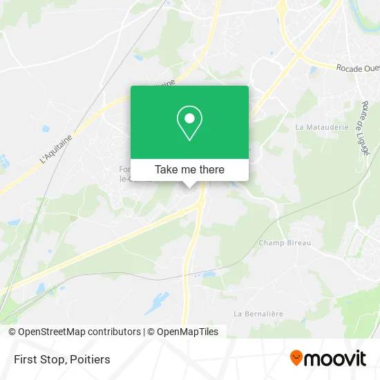 First Stop map
