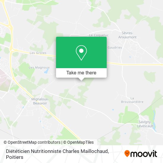 Diététicien Nutritionniste Charles Maillochaud map