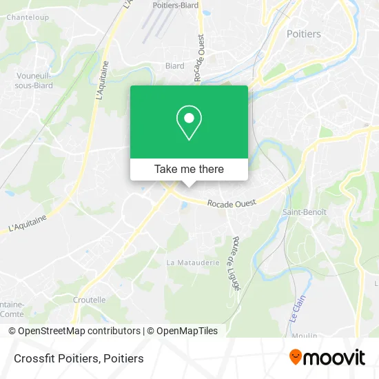 Crossfit Poitiers map