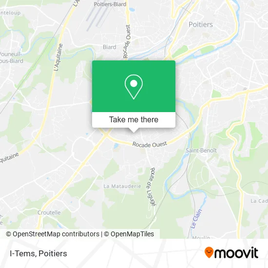 I-Tems map