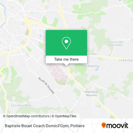 Mapa Baptiste Bouet Coach Domicil'Gym