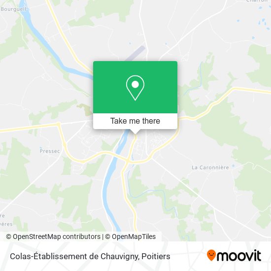 Colas-Établissement de Chauvigny map