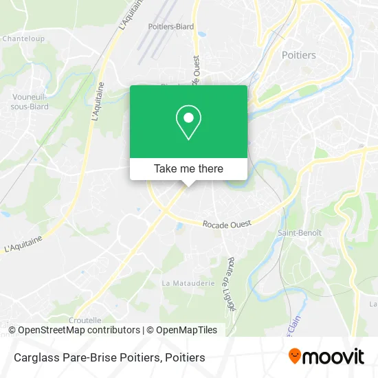 Carglass Pare-Brise Poitiers map