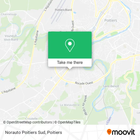 Norauto Poitiers Sud map