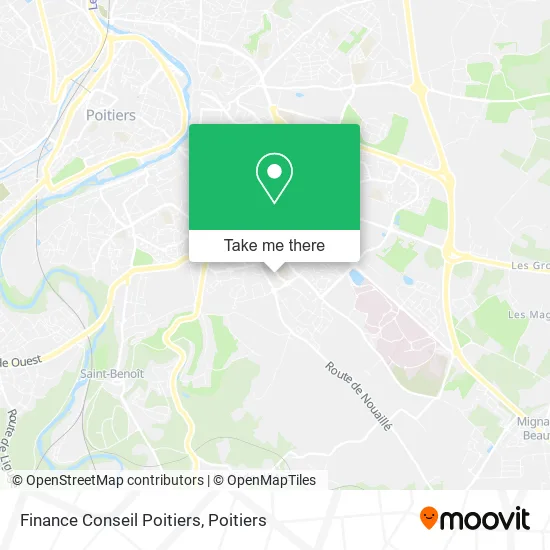 Finance Conseil Poitiers map