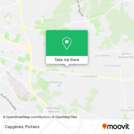 Capgènes map