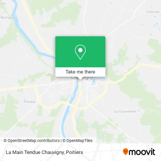 La Main Tendue Chauvigny map