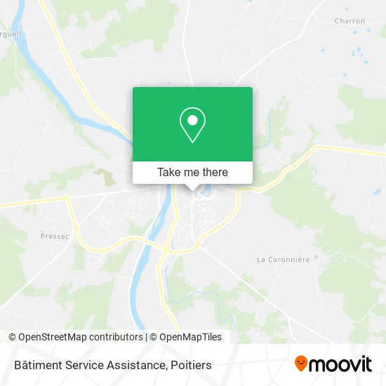 Bâtiment Service Assistance map