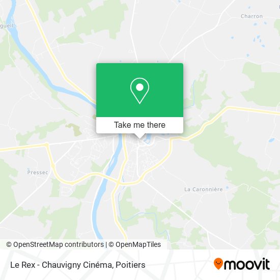 Le Rex - Chauvigny Cinéma map