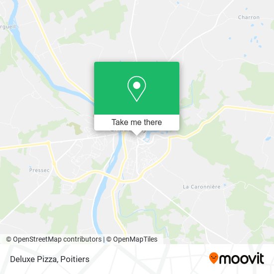 Deluxe Pizza map