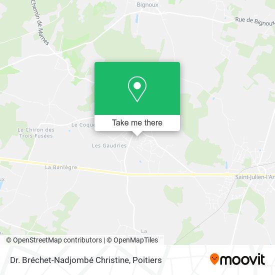 Dr. Bréchet-Nadjombé Christine map