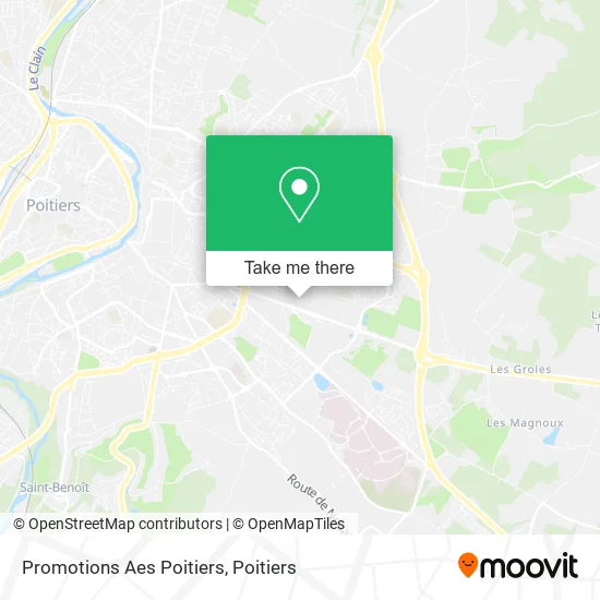 Promotions Aes Poitiers map