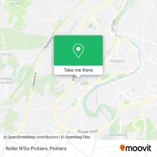 Roller N'Go Poitiers map