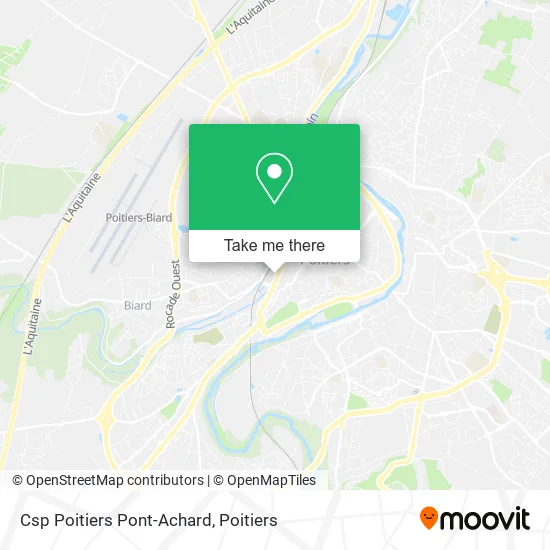 Csp Poitiers Pont-Achard map