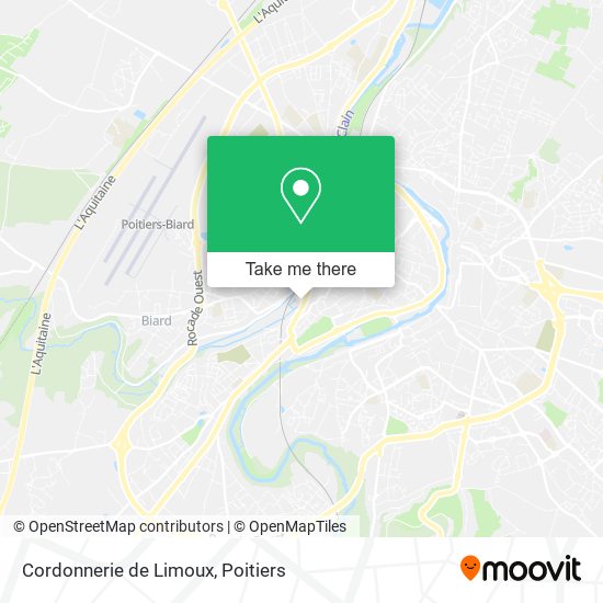 Mapa Cordonnerie de Limoux