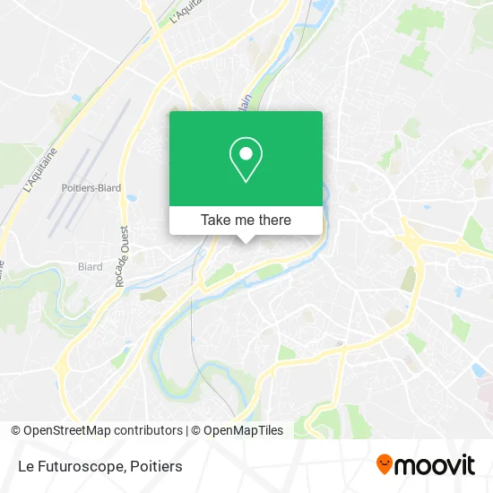 Le Futuroscope map