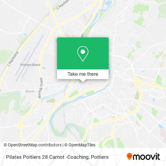 Pilates Poitiers 28 Carnot -Coaching map