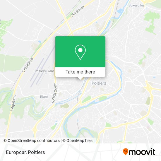 Europcar map