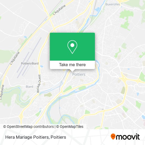 Hera Mariage Poitiers map