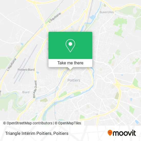 Triangle Intérim Poitiers map