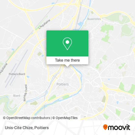 Unis-Cite Chize map
