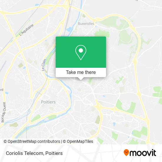 Coriolis Telecom map