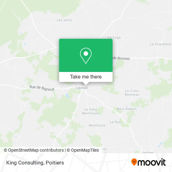King Consulting map