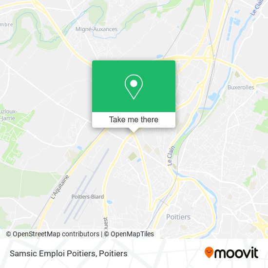 Samsic Emploi Poitiers map