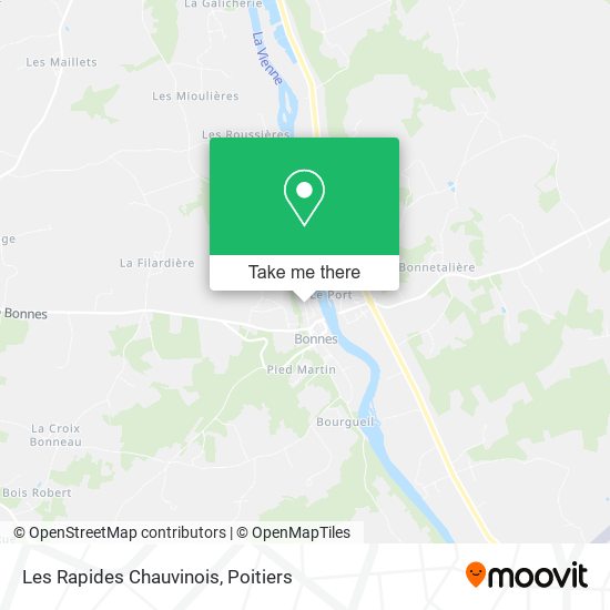 Les Rapides Chauvinois map
