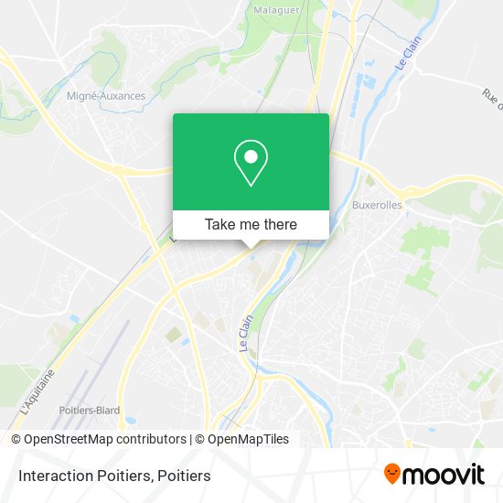Interaction Poitiers map