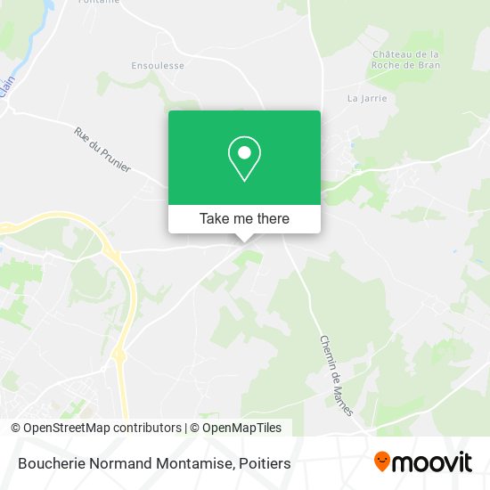 Boucherie Normand Montamise map