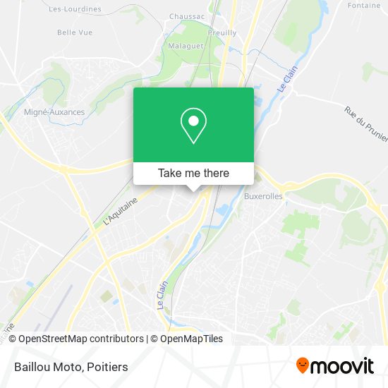 Baillou Moto map