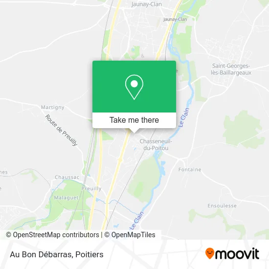 Au Bon Débarras map