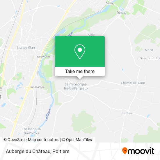 Auberge du Château map